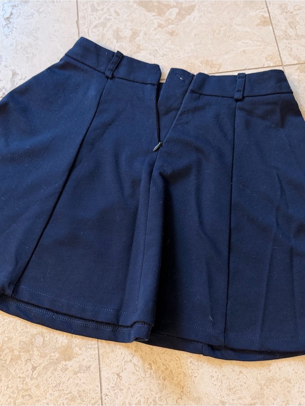 Forever 21 Navy Pleated Skort Shorts